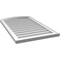 Ekena Millwork Arch Top Surface Mount PVC Gable Vent: Functional, w/ 2"W x 1-1/2"P Brickmould Frame, 22"W x 36"H GVPAR22X3602SF - alternate 3